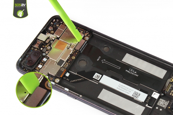 Guide photos remplacement nappe de liaison connecteur de charge Xiaomi Mi 8 Lite (Etape 17 - image 1)
