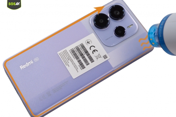 Guide photos remplacement batterie Redmi Note 14 (Etape 2 - image 3)