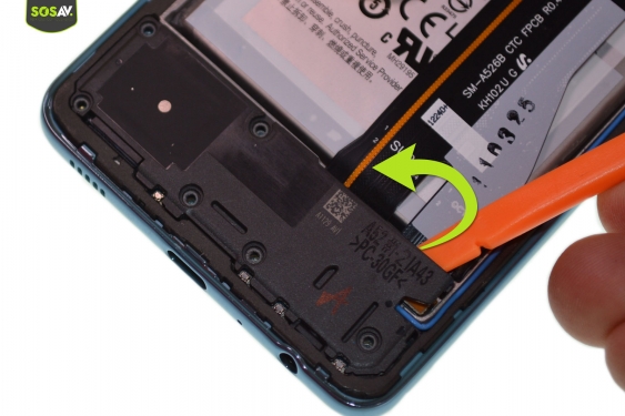 Guide photos remplacement connecteur de charge Galaxy A52 (Etape 6 - image 2)