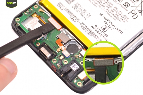 Guide photos remplacement connecteur de charge Oppo A94 5G (Etape 8 - image 1)