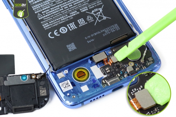 Guide photos remplacement connecteur de charge Xiaomi Mi 9 (Etape 12 - image 1)