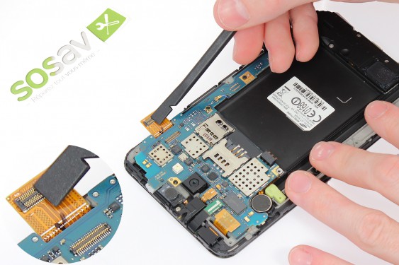 Guide photos remplacement prise jack + haut-parleur interne  (Etape 13 - image 3)