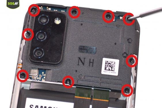 Guide photos remplacement batterie Galaxy A02s (Etape 5 - image 1)