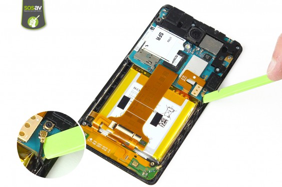 Guide photos remplacement câble d'interconnexion gsm Xperia T (Etape 8 - image 1)