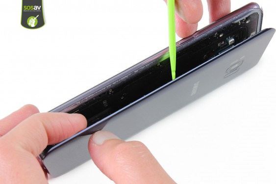 Guide photos remplacement vitre arrière Samsung Galaxy S8+ (Etape 6 - image 1)