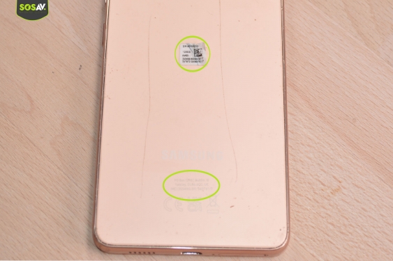 Guide photos remplacement connecteur de charge Galaxy A53 (Etape 1 - image 1)