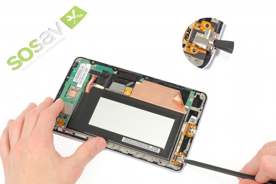 Guide photos remplacement connecteur de charge Nexus 7 1ère Génération (Etape 13 - image 2)