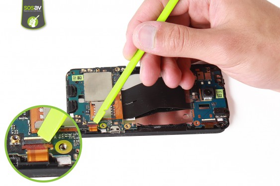 Guide photos remplacement haut-parleur interne HTC Titan (Etape 7 - image 4)