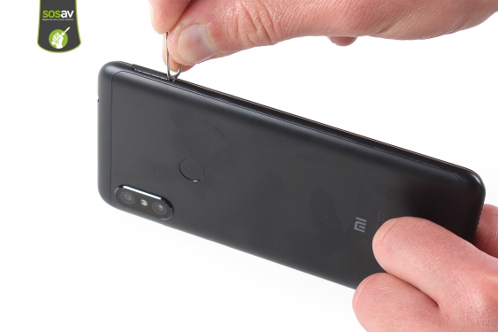 Guide photos remplacement coque arrière & capteur d'empreintes Redmi Note 6 Pro (Etape 2 - image 2)