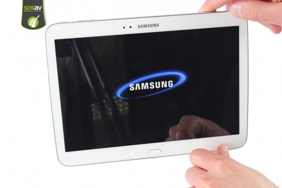 Guide photos remplacement vitre tactile Galaxy Tab 3 10.1 (Etape 1 - image 4)