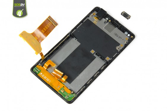 Guide photos remplacement haut-parleur interne Xperia T (Etape 20 - image 1)