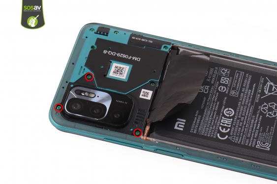 Guide photos remplacement haut-parleur interne Redmi Note 10 5G (Etape 6 - image 1)