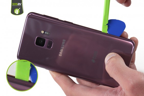 Guide photos remplacement vitre arrière Galaxy S9 (Etape 4 - image 1)