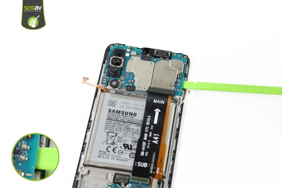 Guide photos remplacement vibreur Galaxy A41 (Etape 14 - image 2)