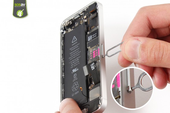 Guide photos remplacement nappe power, vibreur & volume iPhone 5S (Etape 13 - image 3)