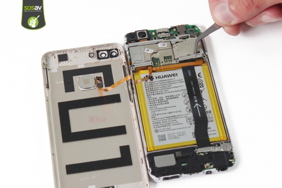 Guide photos remplacement carte mère Huawei P Smart (Etape 8 - image 1)