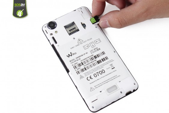 Guide photos remplacement batterie Wiko Rainbow Up 4G (Etape 5 - image 2)