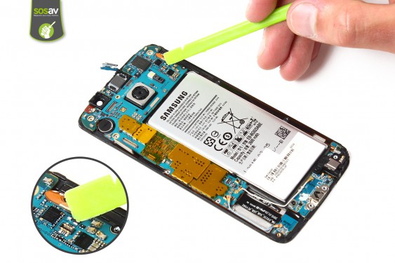 Guide photos remplacement connecteur de charge Samsung Galaxy S6 Edge (Etape 10 - image 4)