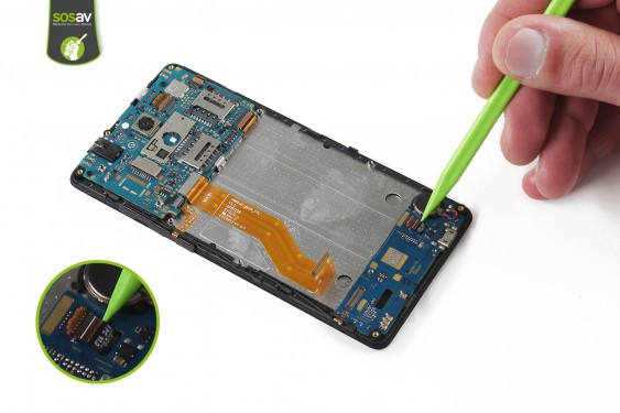 Guide photos remplacement connecteur de charge Wiko U Feel Lite (Etape 17 - image 3)