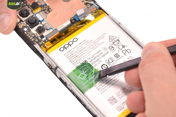 Guide photos remplacement batterie Oppo A94 5G (Etape 7 - image 2)