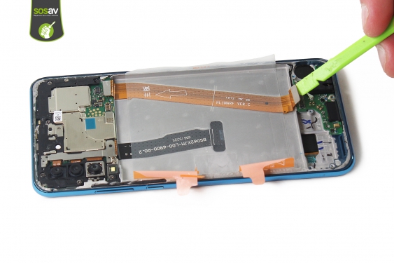 Guide photos remplacement nappe de liaison connecteur de charge Huawei P30 Lite (Etape 17 - image 2)