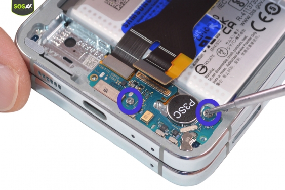 Guide photos remplacement connecteur de charge Galaxy Z Flip5 (Etape 11 - image 2)