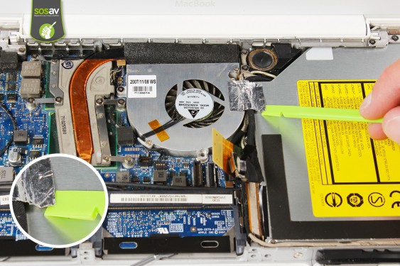 Guide photos remplacement radiateur  Macbook Core 2 Duo (A1181 / EMC2200) (Etape 11 - image 1)