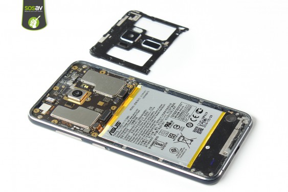 Guide photos remplacement carte connecteur de charge / vibreur  Asus Zenfone 3 (Etape 13 - image 4)