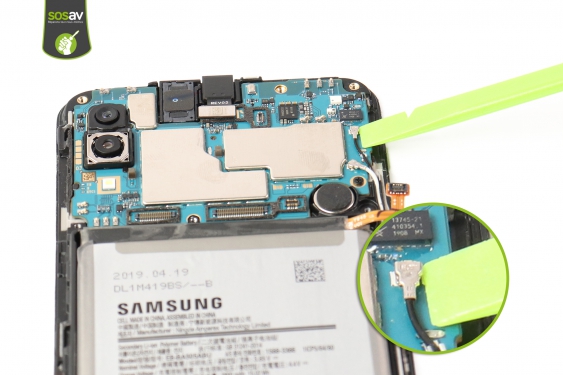 Guide photos remplacement haut-parleur interne Galaxy A30 (Etape 15 - image 1)