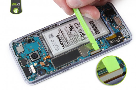 Guide photos remplacement connecteur de charge Samsung Galaxy S8  (Etape 16 - image 2)
