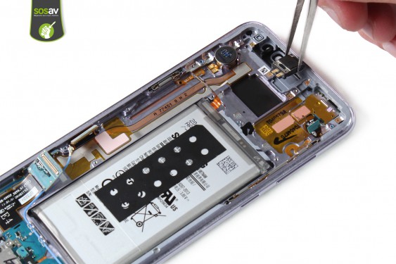 Guide photos remplacement haut-parleur interne Samsung Galaxy S8+ (Etape 25 - image 2)