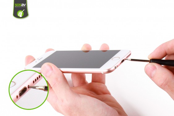 Guide photos remplacement bouton vibreur iPhone 6S (Etape 2 - image 2)