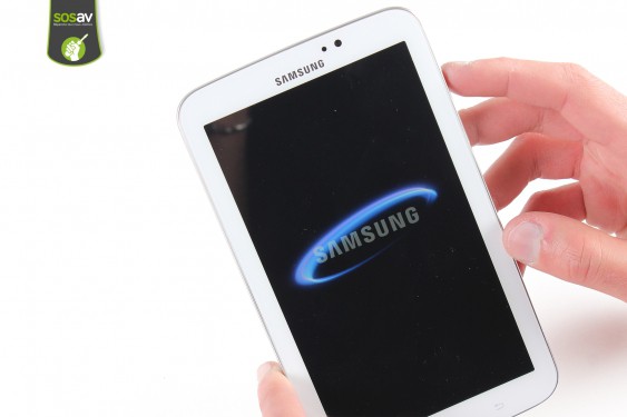 Guide photos remplacement haut-parleur gauche  Galaxy Tab 3 7" (Etape 1 - image 4)