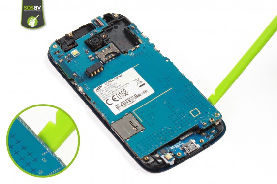 Guide photos remplacement nappe connecteur de charge Samsung Galaxy Ace 4 (Etape 14 - image 3)