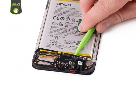 Guide photos remplacement connecteur de charge Oppo A5 (2020) (Etape 24 - image 2)