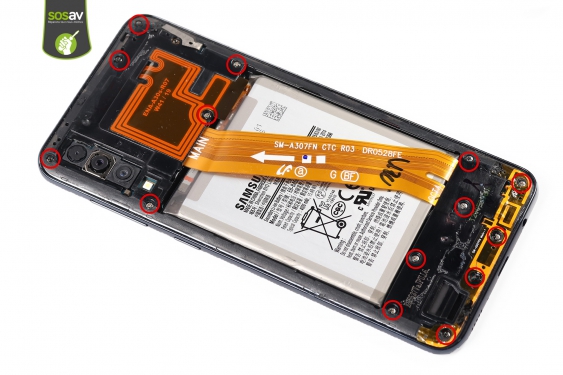 Guide photos remplacement batterie Galaxy A30s (Etape 8 - image 1)