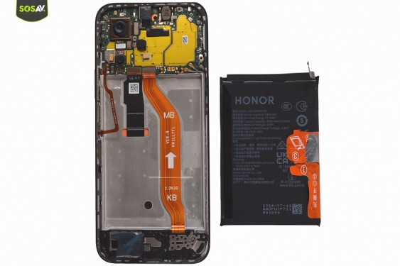 Guide photos remplacement batterie Honor 200 Lite (Etape 5 - image 5)