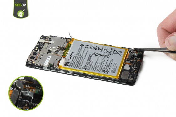 Guide photos remplacement connecteur de charge Huawei P9 (Etape 16 - image 2)