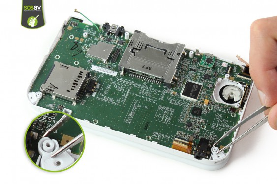 Guide photos remplacement antenne wifi Nintendo 3DS XL (Etape 30 - image 1)