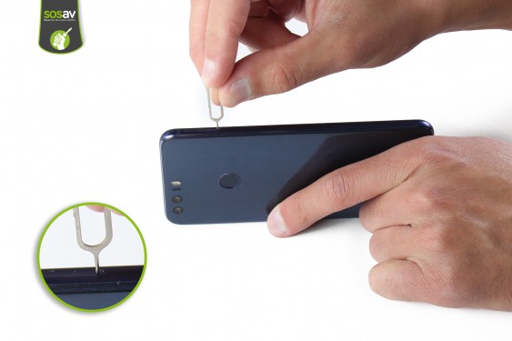 Guide photos remplacement tiroir sim/sd  (Etape 2 - image 1)