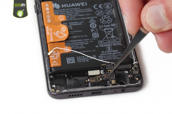 Guide photos remplacement capteur d'empreinte Huawei P30 (Etape 23 - image 3)