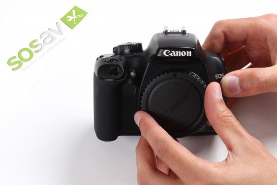 Guide photos remplacement carte des connectiques Canon EOS 1000D / Rebel XS / Kiss F (Etape 3 - image 2)