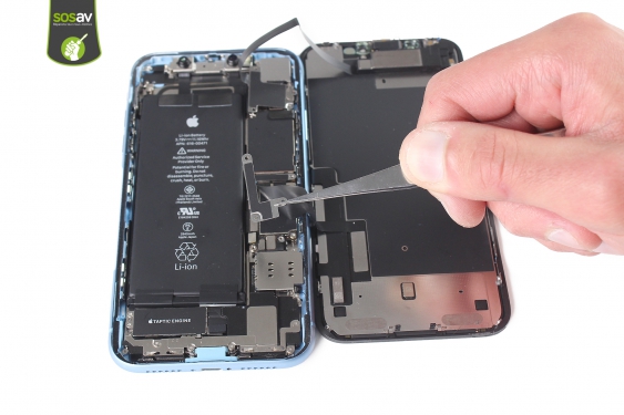 Guide photos remplacement antenne secondaire iPhone XR (Etape 8 - image 2)