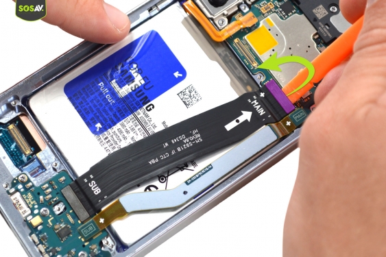 Guide photos remplacement connecteur de charge Galaxy S24 (Etape 6 - image 3)