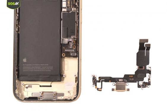 Guide photos remplacement connecteur de charge iPhone 15 (Etape 16 - image 4)