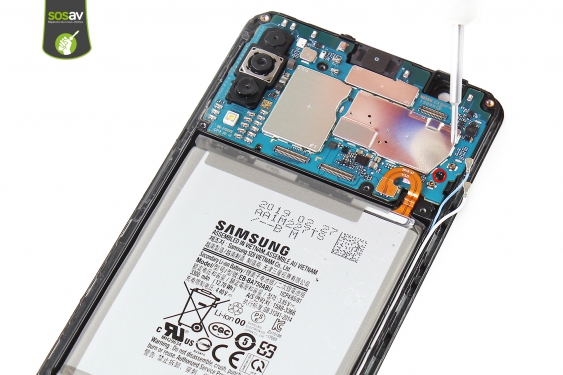 Guide photos remplacement haut-parleur interne Galaxy A7 (2018) (Etape 16 - image 1)
