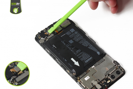 Guide photos remplacement connecteur de charge Huawei P10 (Etape 13 - image 1)