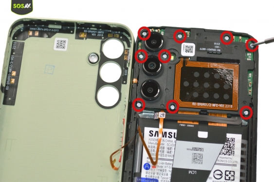 Guide photos remplacement batterie Galaxy A14 (5G) (Etape 5 - image 1)