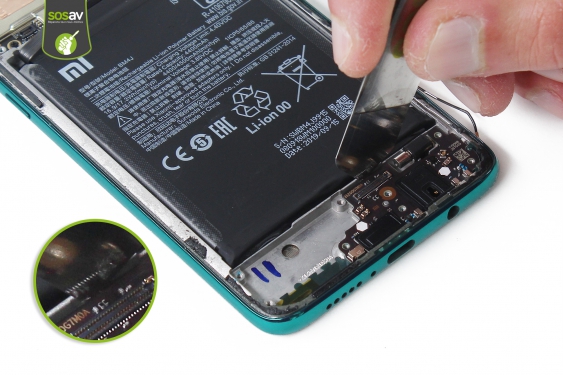 Guide photos remplacement connecteur de charge Redmi Note 8 Pro (Etape 21 - image 2)