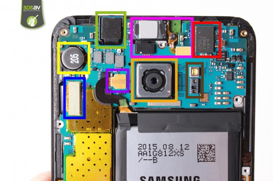 Guide photos remplacement teardown Samsung Galaxy S6 Edge + (Etape 6 - image 1)